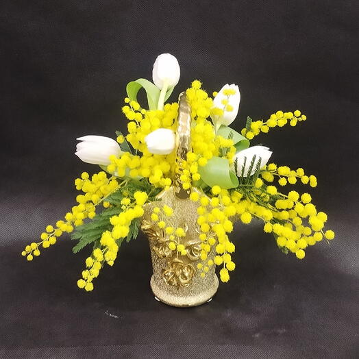 Mimosa vase