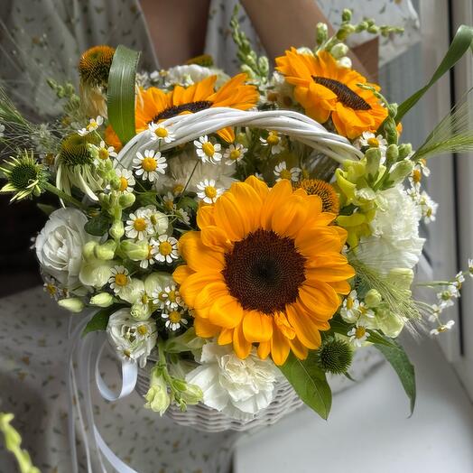 Композиция с подсолнухами🌻