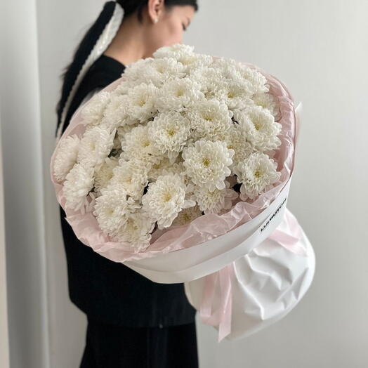 Букет "Пышные хризантемы"