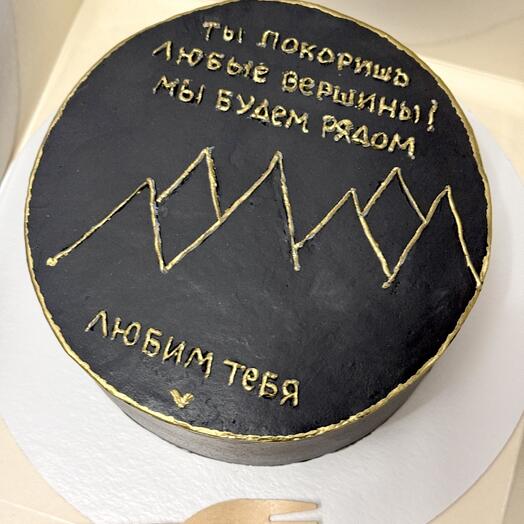 Черный бенто торт ты покоришь любые вершины