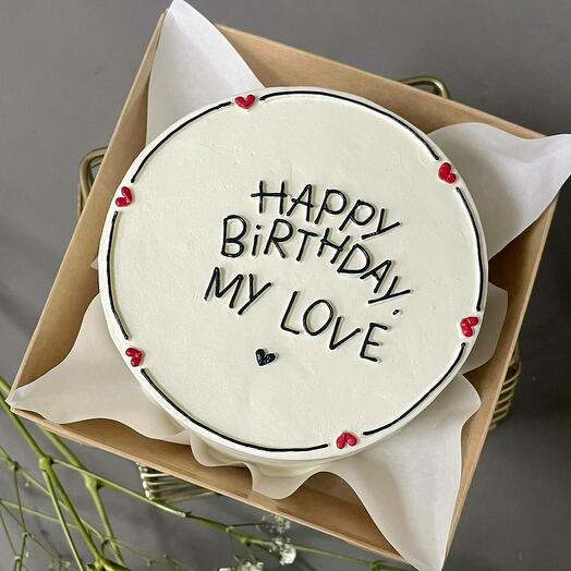 Бенто-торт "Happy Birthday My Love"