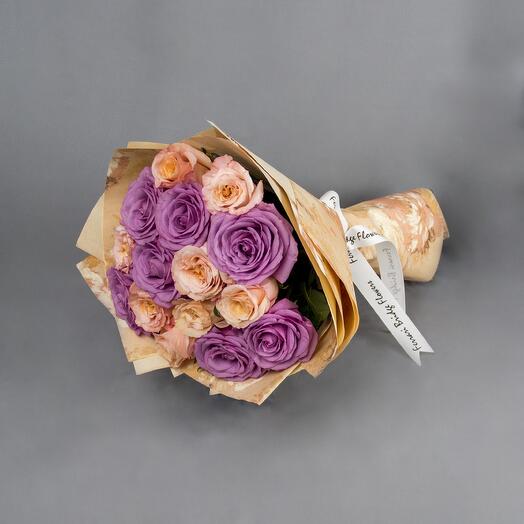 Sweet purple   peach