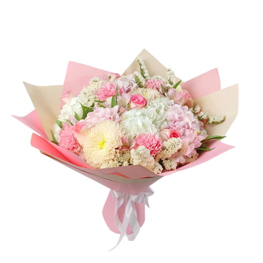 Pastel Hydrangea Bouquet