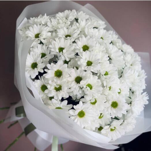 15 daisy-shaped chrysanthemums