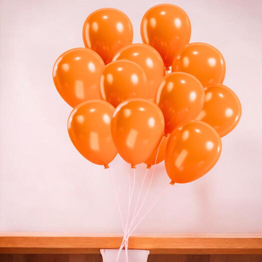 11 helium balloons