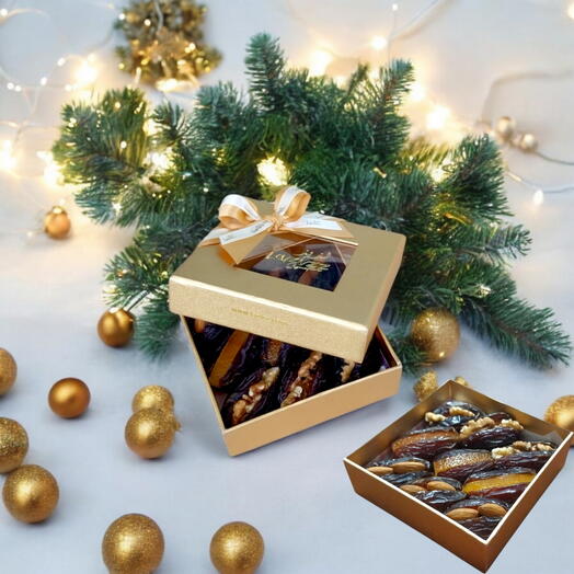 Golden Signature gift box 9pcs stuffed mejdool date