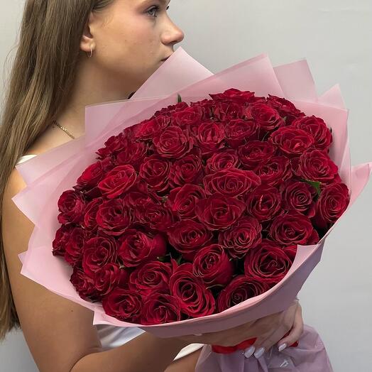Букет из 51 розы Кения
