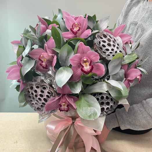 Flowers in a box Orchid"