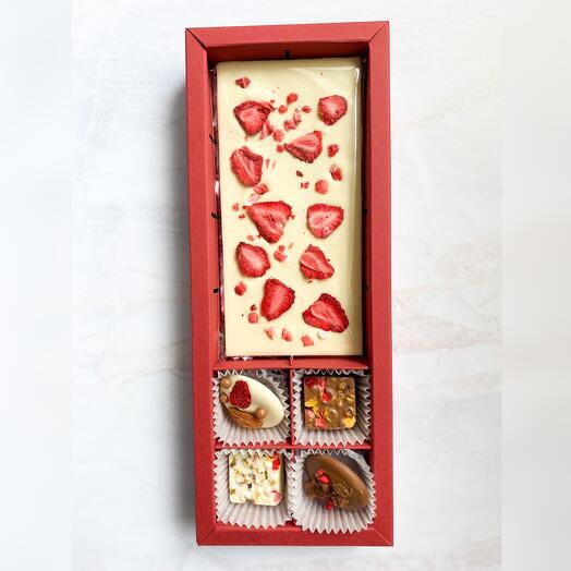 Conjunto de Caja de lápiz de chocolate