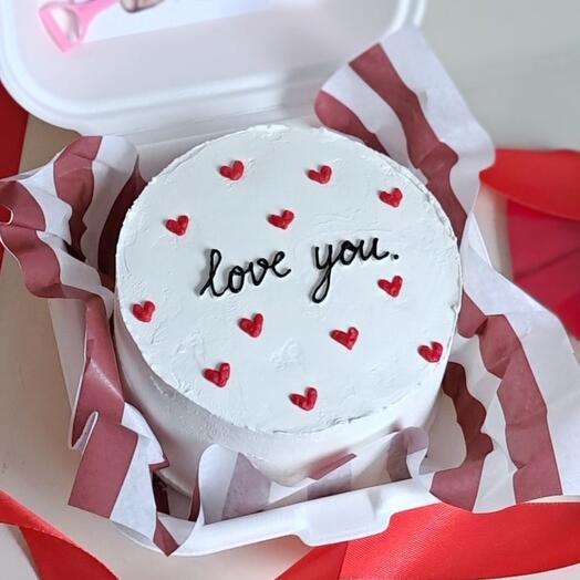 Торт love you