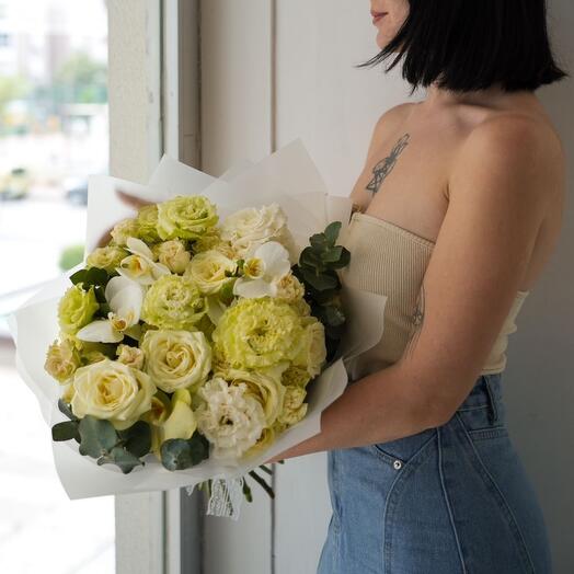 Bouquet with orchids