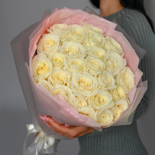Букет роз Cream 25