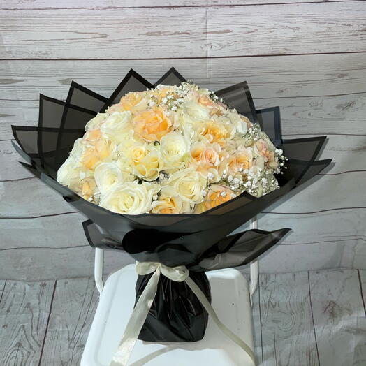 Peach bouquet mediam