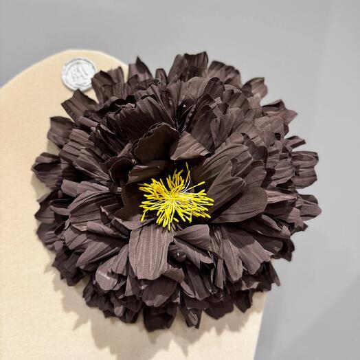 Брошь HELENIUM - MARRONE