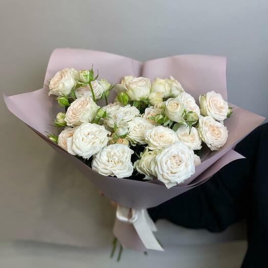 White Spray Rose Bouquet -5763