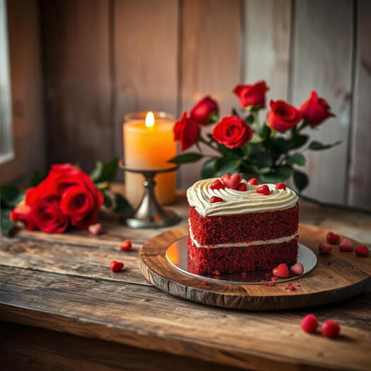 Heart Shape Red Velvet Cake: Make Your Valentines Day More Special