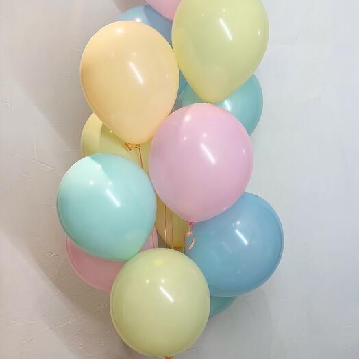 Сет из 11 пастельных шаров