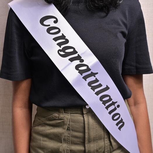 Congratulation Sash-5