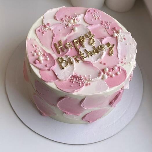 Торт Happy birthday на день рождения