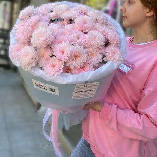 Букет XL из Premium хризантем