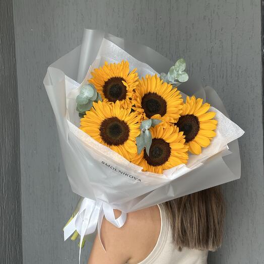 Букет подсолнухов 🌻