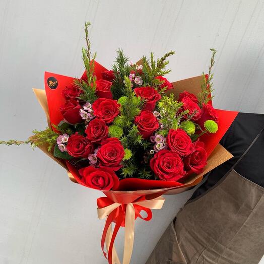 Cupid s Crush Red Rose Bouquet