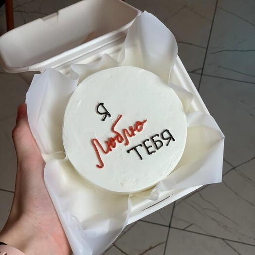 Bento cake "Love" (filling may vary)