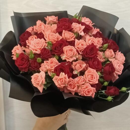 15 кустовых роз