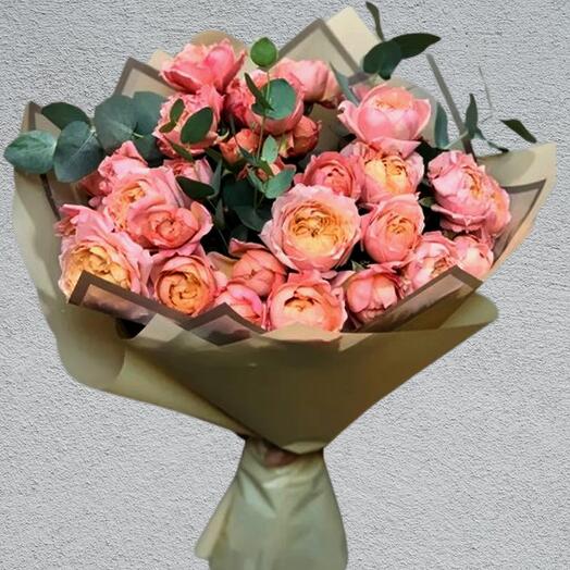 Premium juliet Pink Roses BOuquet