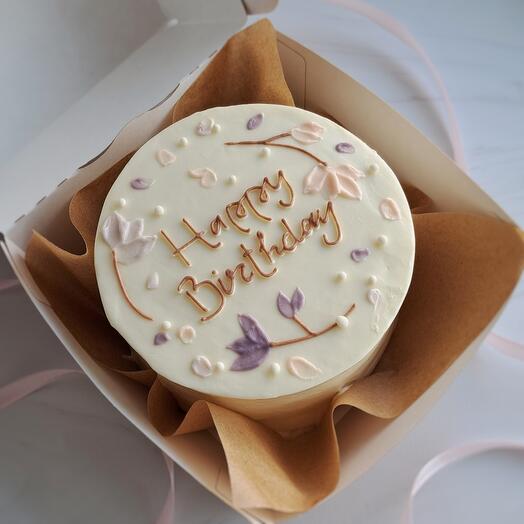 Бенто торт Happy birthday на день рождения