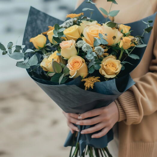 Yellow Rose Bouquet