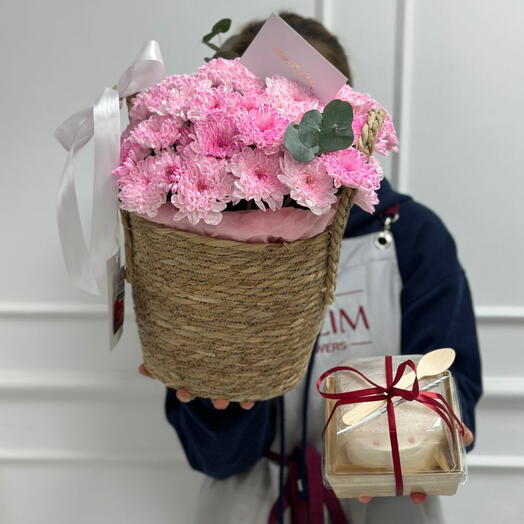 Цветы в коробке М