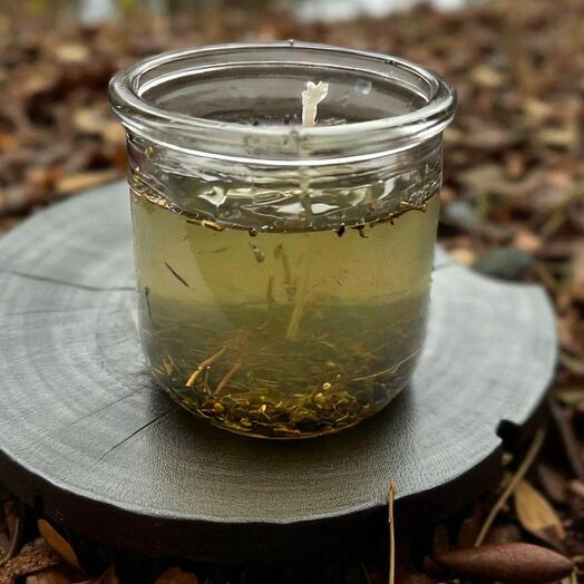 Свеча Flora Mint мята ручная работа