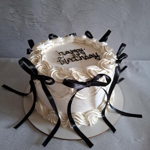 Торт ламбет 1кг с рюшами и бантами