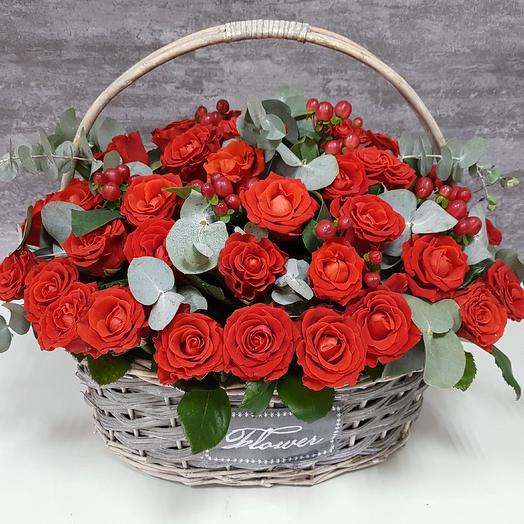 Flowers in the basket