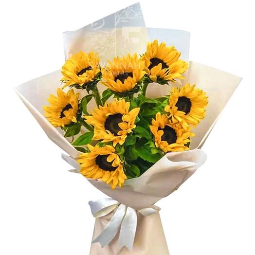 Sun flowers bouquet