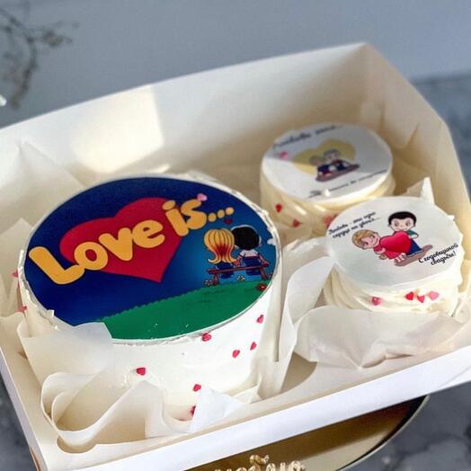 Bentotort with cupcakes