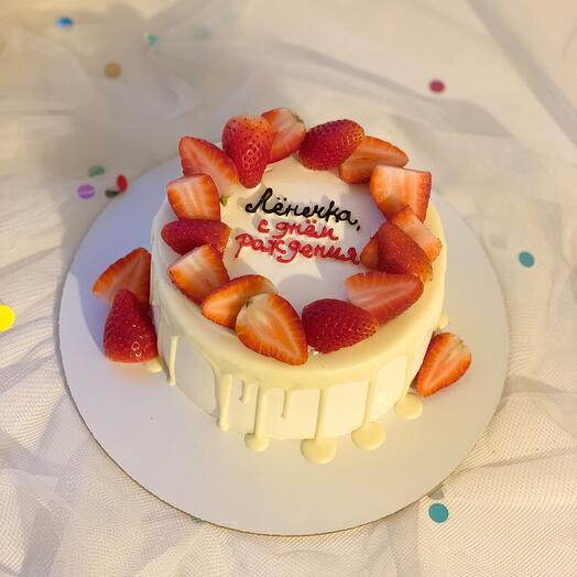 ПП торт без сахара и глютена шоколадный с вишней и карамелью