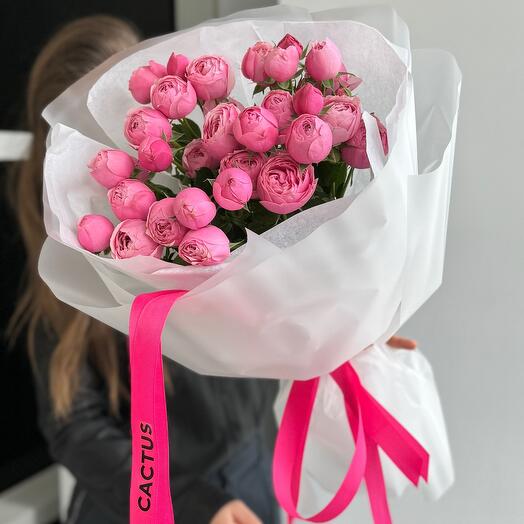 Букет MONO SILVA PINK 7 шт