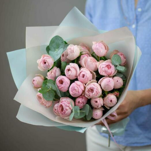 Mono Bouquet of Peony Roses Mansfield Park