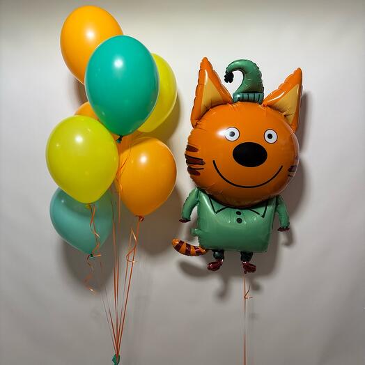 Balloons Three cats Compote