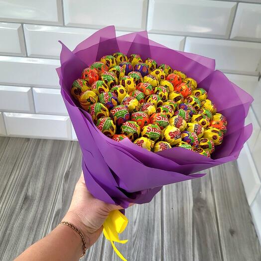 Букет из леденцовой карамели