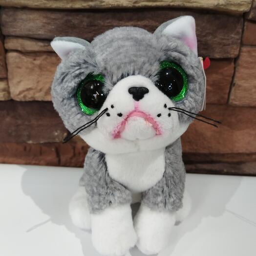 Мягкая игрушка котик 3
