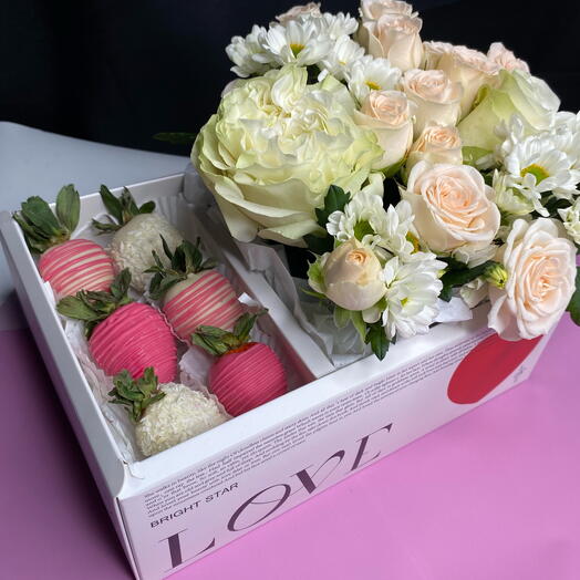 Best flowers &Клубника в шоколаде Коммунарка