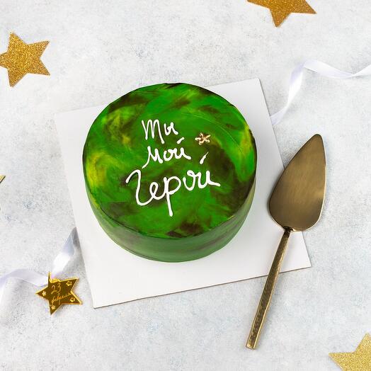 Cake "You are my Hero" | Without sugar