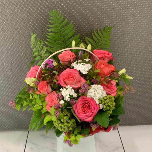 Cesta de flores