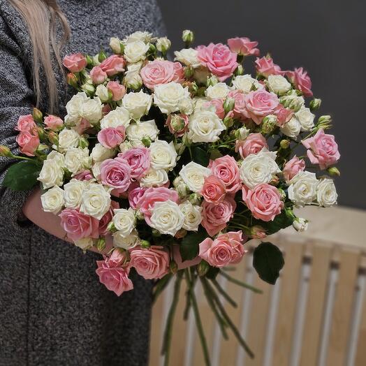 15 кустовых роз