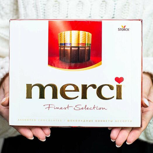 Конфеты шоколадные Merci, ассорти, 250 г