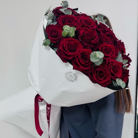 Страсть ️🔥 букет красных роз 🌹