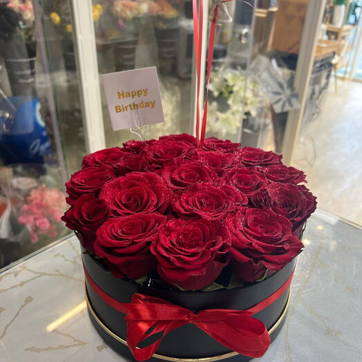 Roses With Chocolates Box